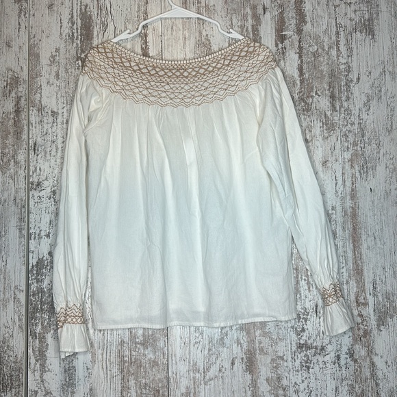 FAHERTY BRAND 
Laura Embroidered Top Size Small NWT - Picture 9 of 9